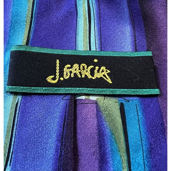 J. GARCIA "Northern Lights" Collector’s Edition Silk Neck Tie NWOT - Picture 9 of 9